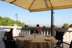 Ristorante con vista a Montegrotto